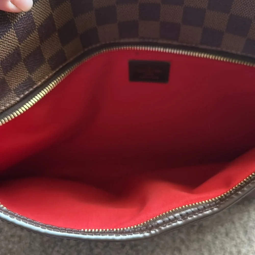 Authentic Louis Vuitton Damier Ebene Bloomsbury GM Large Crossbody Bag RETIRED - Picture 8 of 14